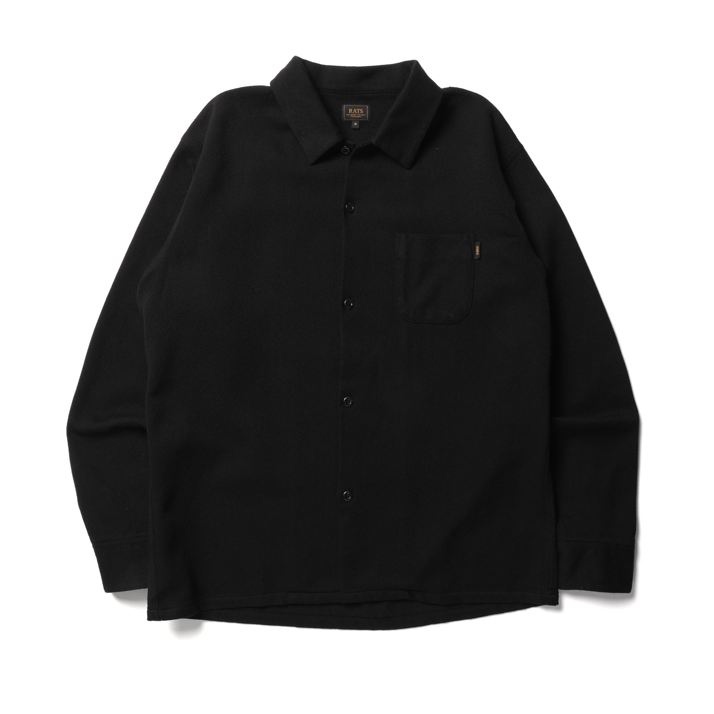 Rats Cotton Wool L/S Shirt Black