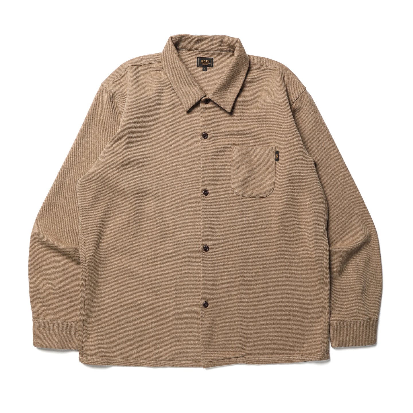 Rats Cotton Wool L/S Shirt Beige