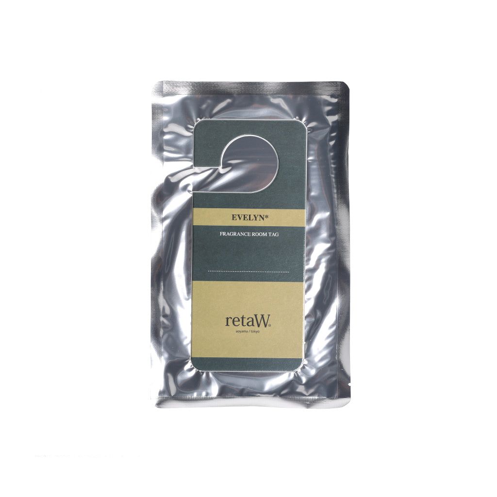 retaW Fragrance Room Tag Evelyn
