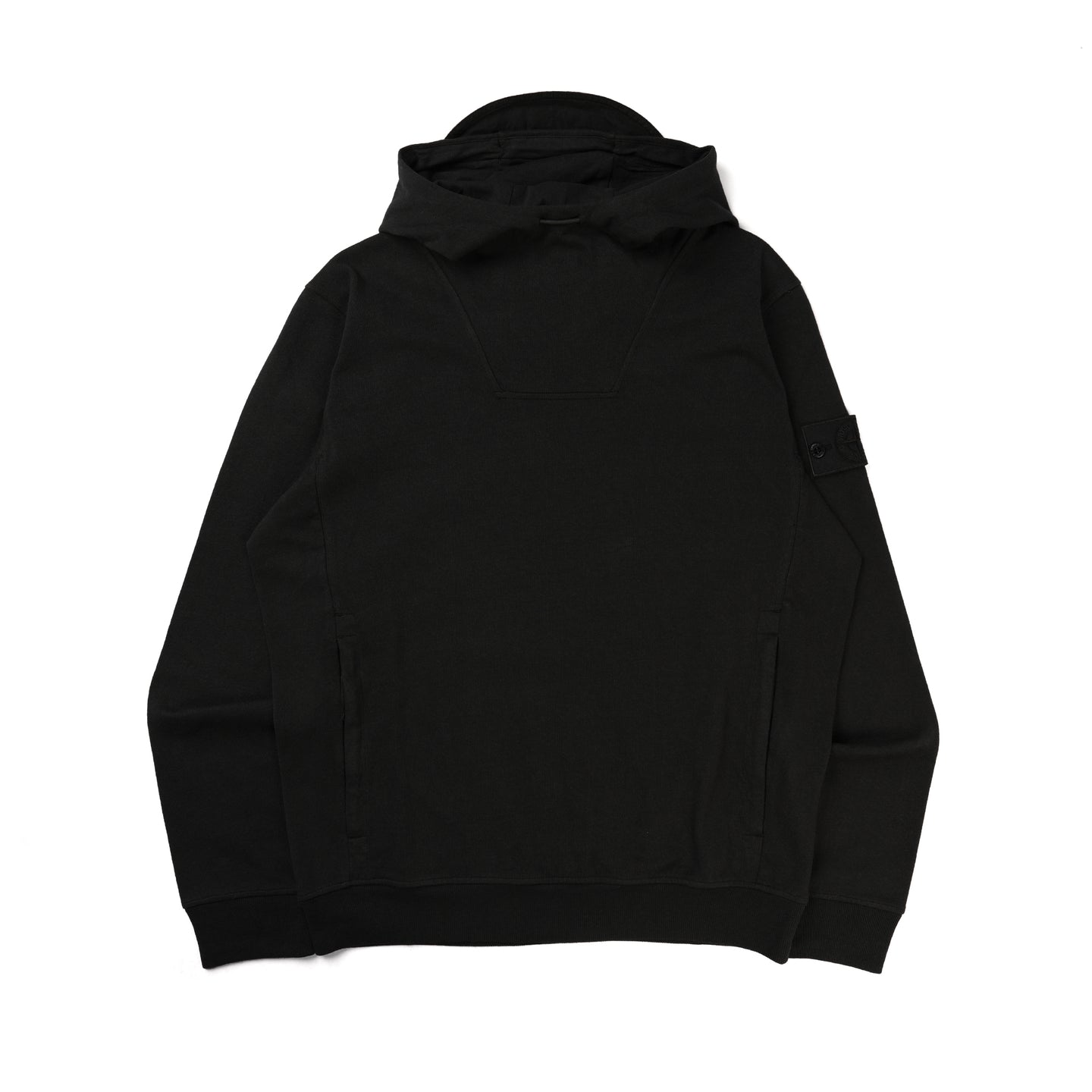 stone island hooded sweatshirt