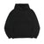 Stone Island Cotton Fleece Embroidered Logo Hooded Sweatshirt Black