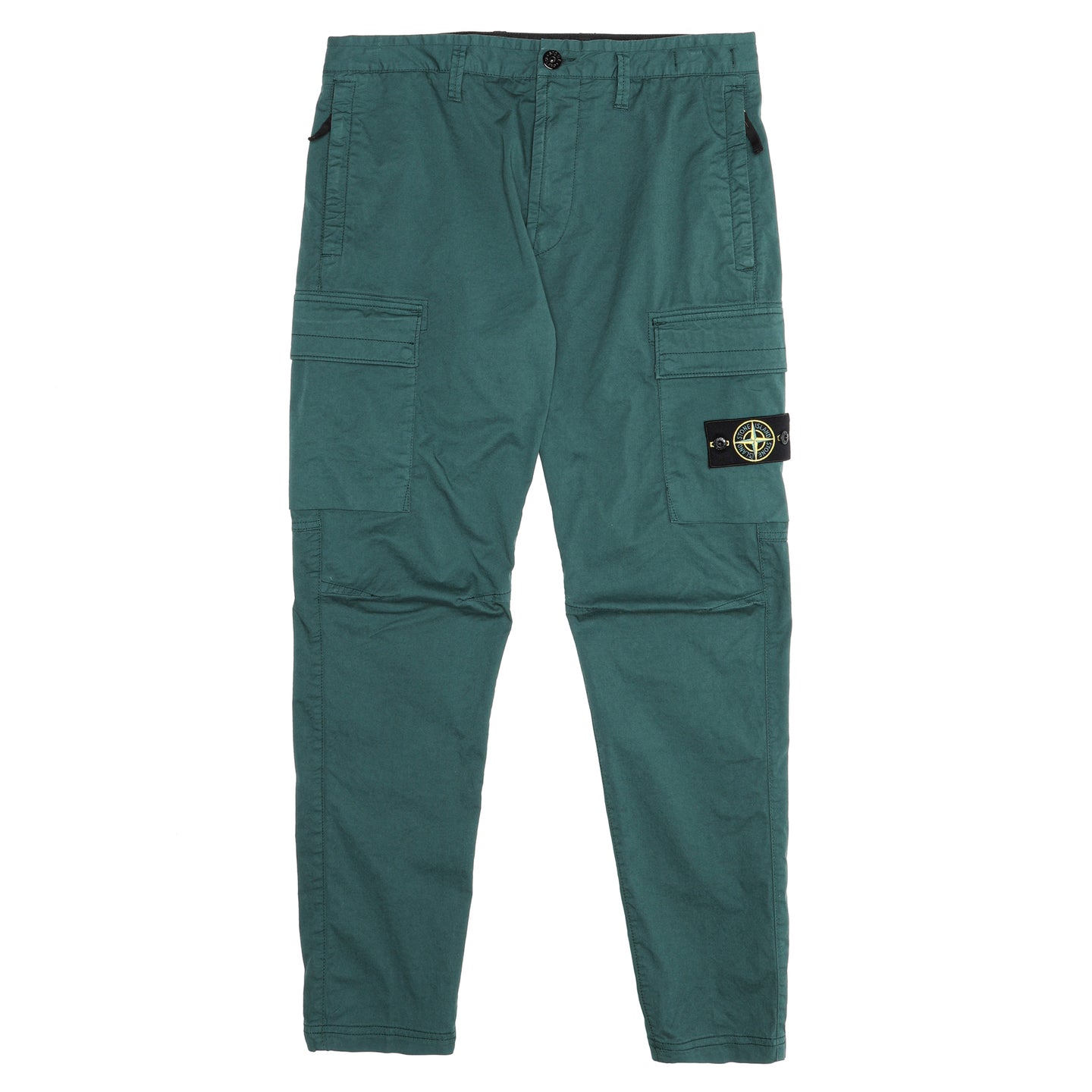 Stone Island Supima® Cotton Cargo Pants Bottle Green