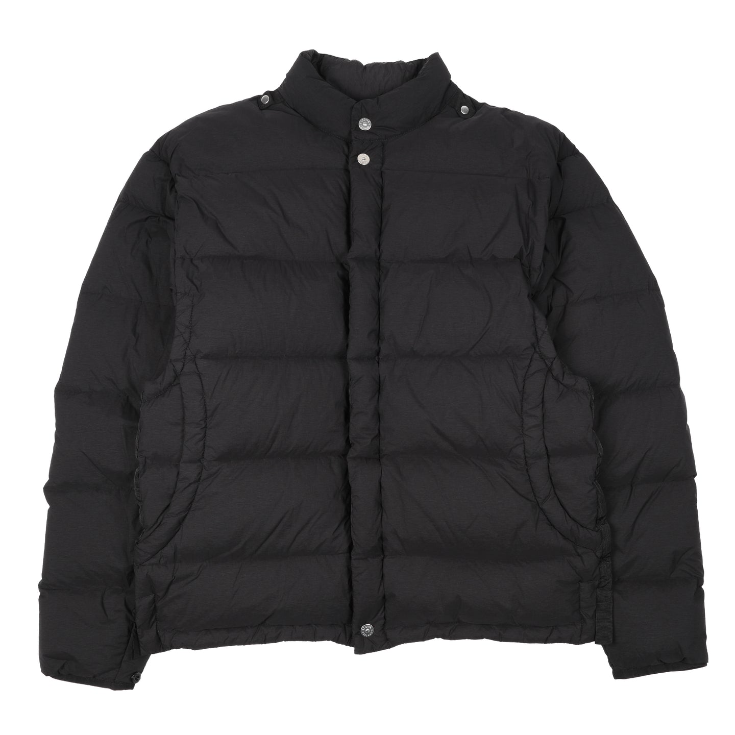 Stone Island Shadow Project Augment Puffer Jacket_Chapter 1 Seamless Tunnel Down Nylon-TC Jacket Black