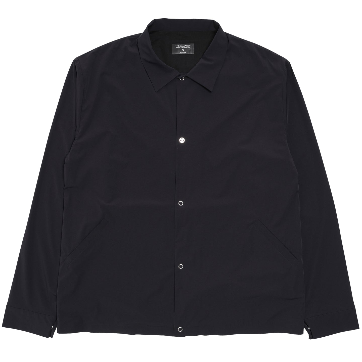 The Salvages Liberty Coach Overshirt Black