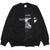 The Salvages Form & Function Reconstructed Crewneck Sweater Black