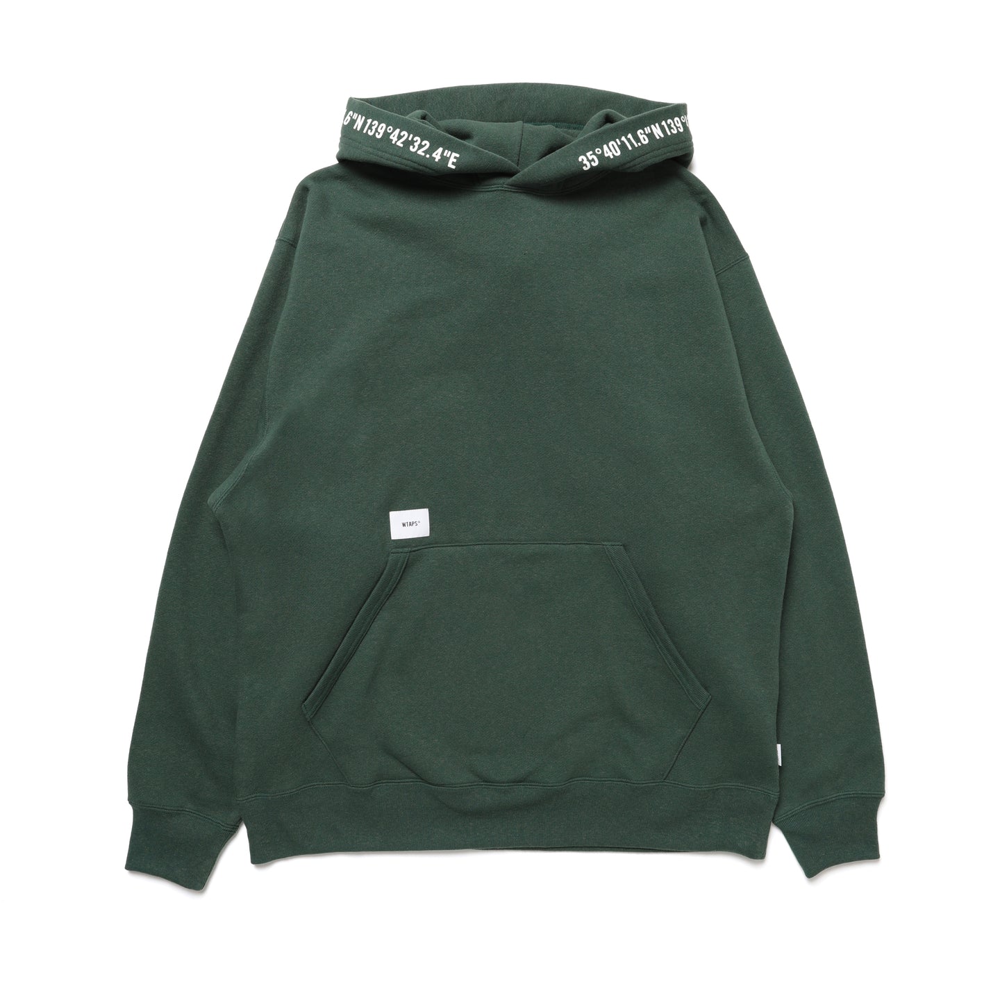 222ATDT-CSM17] WTAPS X3.0 Hooded Sweatshirt (Green) – The Darkside  Initiative