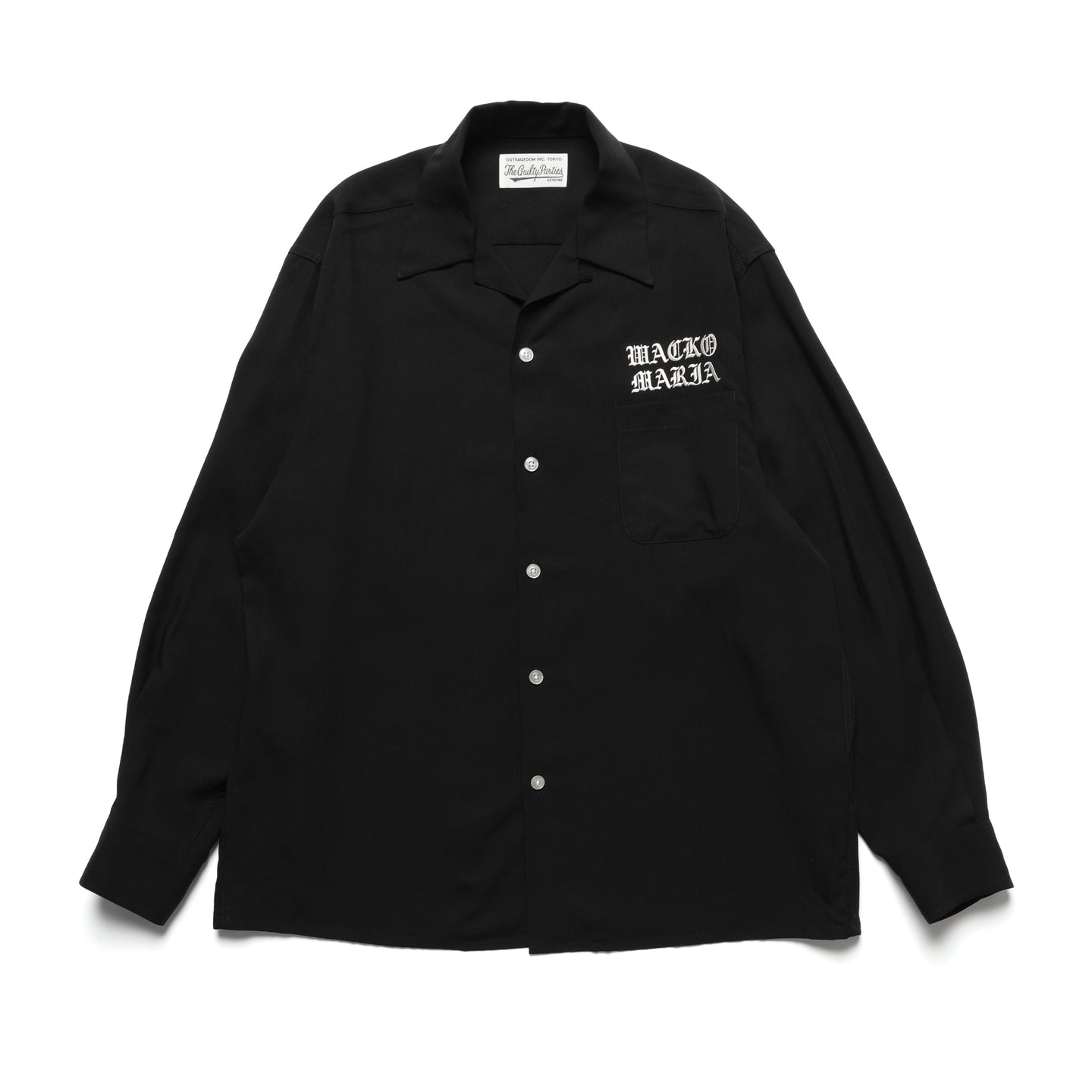 22FWWMS-OC05] Wacko Maria 50's L/S Shirt Type-2 (Black) – The